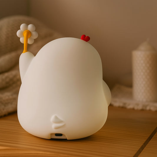 veilleuse poulette rechargeable usb-c lampimou