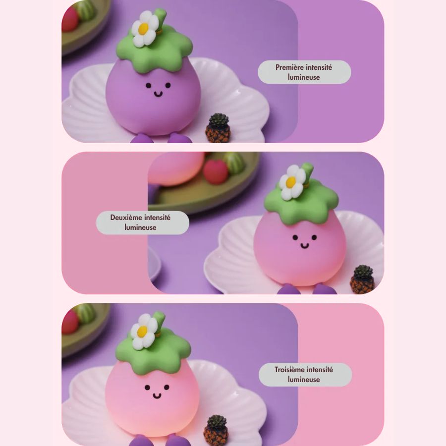 Eggplant Night Light