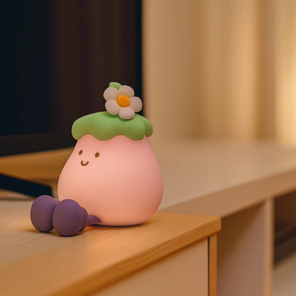 Eggplant Night Light