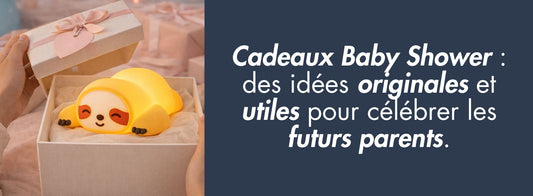 offrir une veilleuse pour un cadeau de baby shower