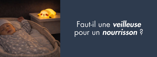 veilleuse pour nourrisson qui dort paisiblement