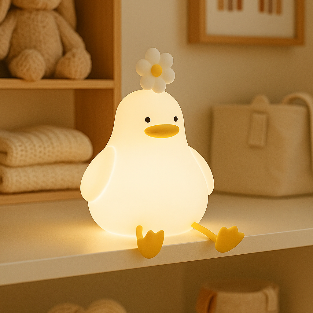 Veilleuse Canard Fleur