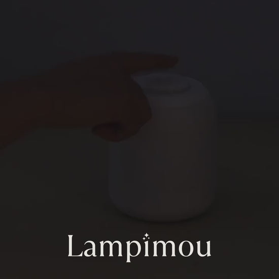 démo de la lampe veilleuse tactile et rechargeable lampimou
