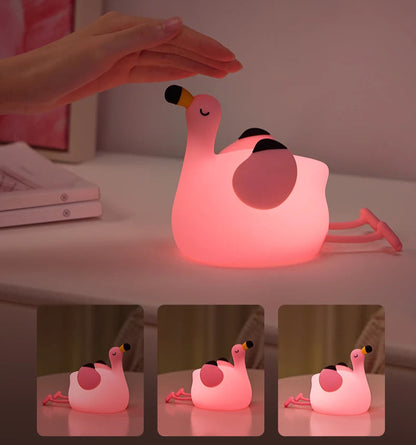 Pink Flamingo Night Light
