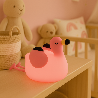 Pink Flamingo Night Light