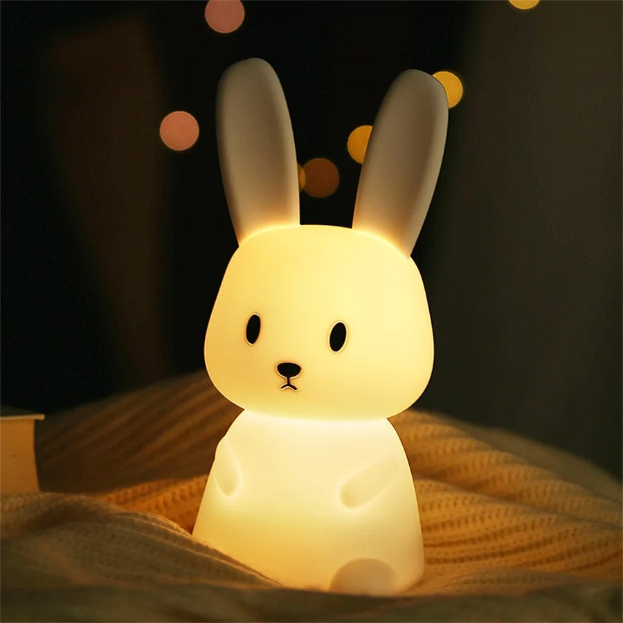 Veilleuse Lapin Multicolore