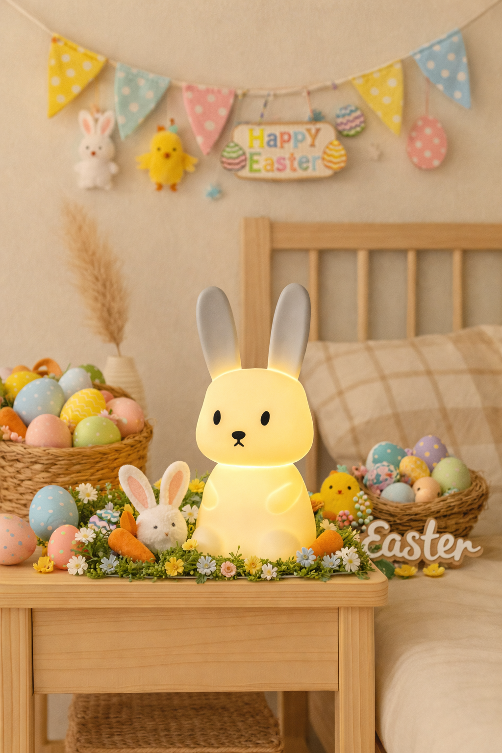 veilleuse lapin offerte pour Pâques